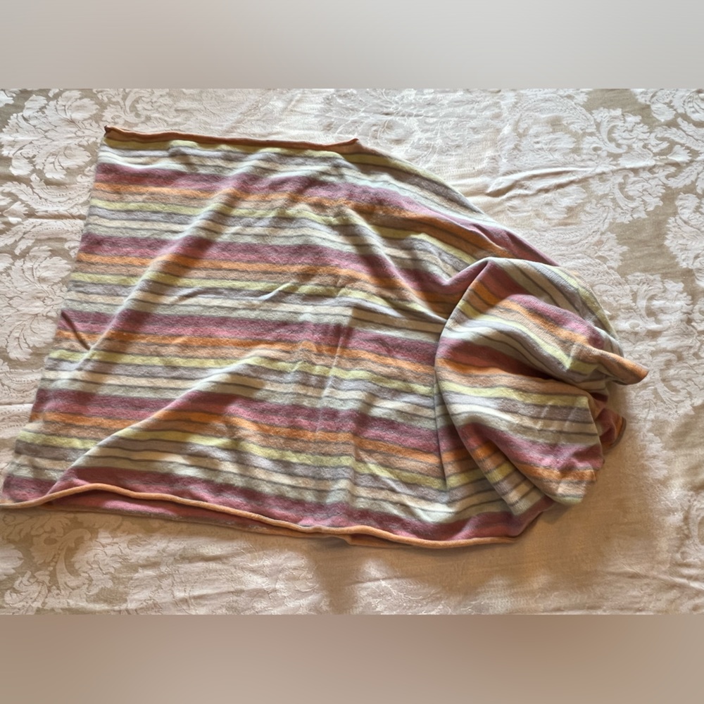 GAP Striped Shawl Poncho/Cape/Shawl Lightweight cotton